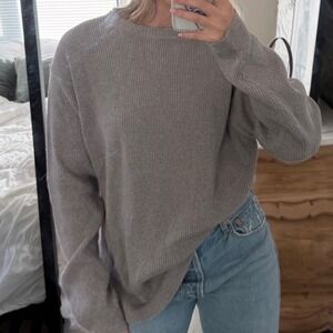 Vintage‎ Gap Ribbed Knit Slouchy Cotton Sweater Size XL